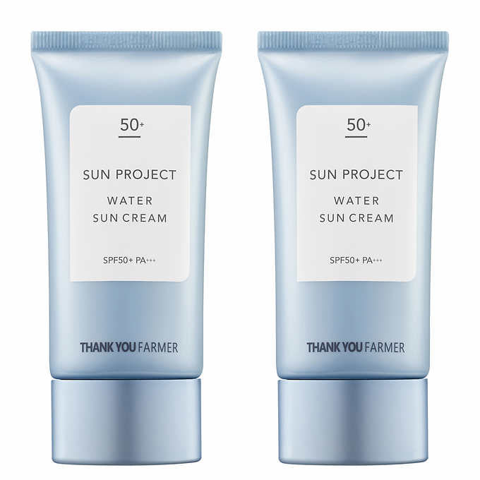 Thank You Farmer Sun Project Water Sun Cream SPF 50+ 1.75 fl oz, 2-pack