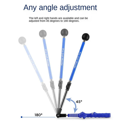 PGM Golf swing trainer Folding Correction Practitioner Adjustable Length Angle Beginner Available with Left Right Hands HGB023