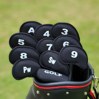 10 Pcs Golf Club Head Covers Iron Putter Head Cover Putter Headcover Set Outdoor Sport Golf Accessoires