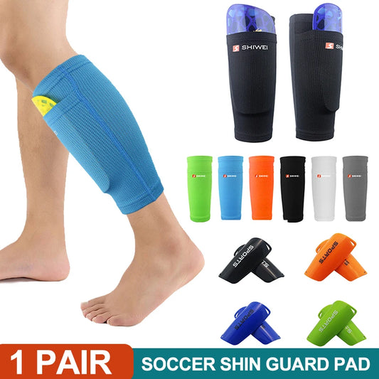 Soccer Shin Guard Pad Sports Knee Pads Calf Sleeve Sock Leg Support Anti-Sprain Football Compression Shin Pads For Adult Kids
