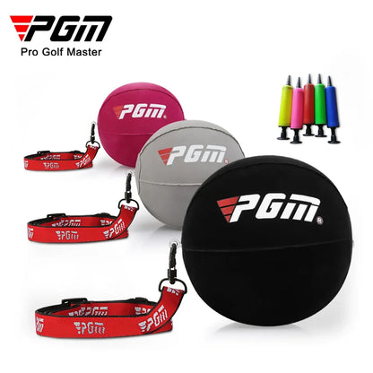 PGM Golf Swing Trainer Ball PVC Adjustable Inflatable Ball Fixed Arm Posture Corrector Putter Practice Auxiliary Golf Accessorie